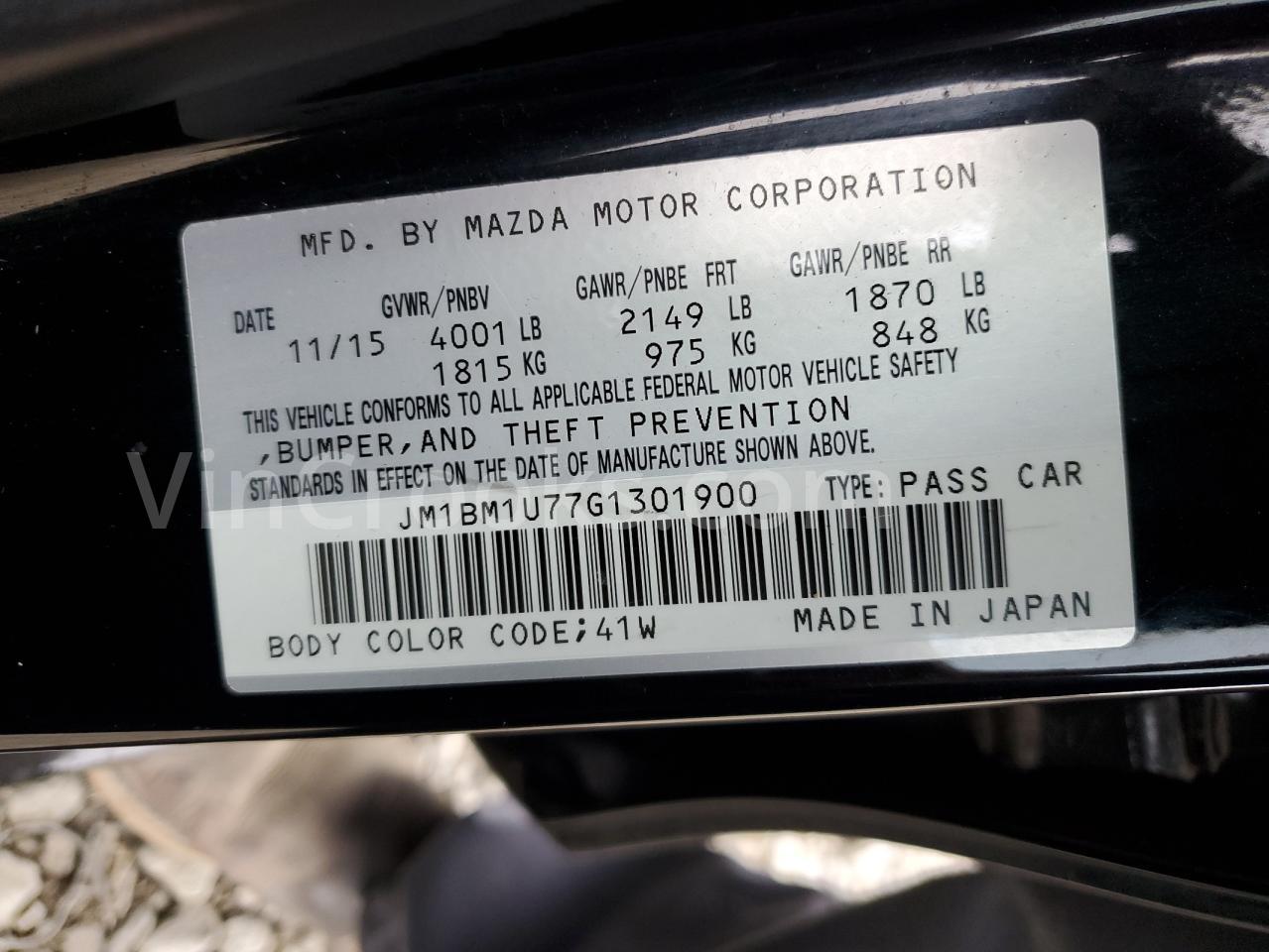 JM1BM1U77G1301900