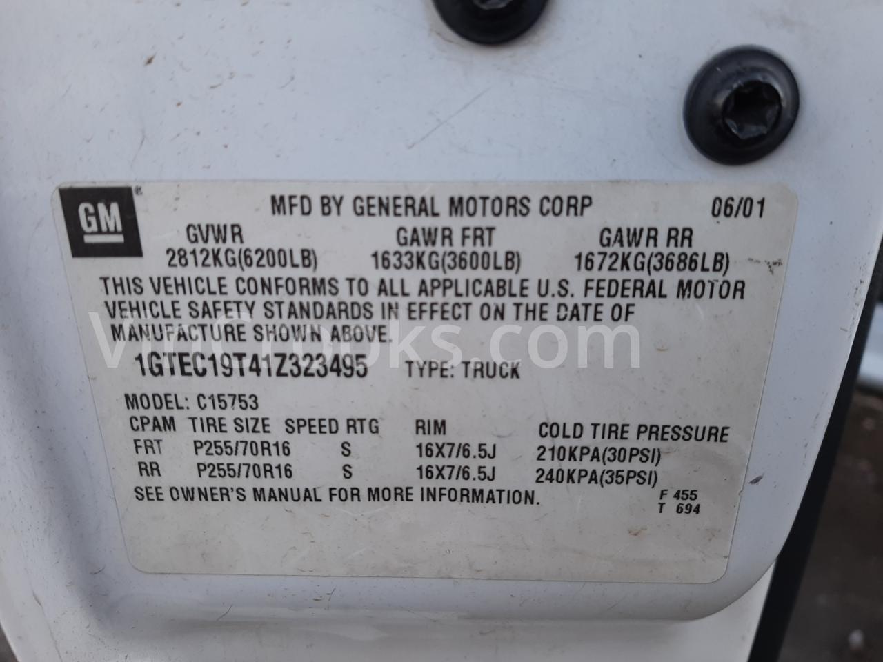 1GTEC19T41Z323495