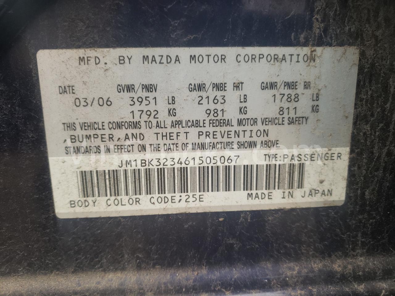 JM1BK323461505067