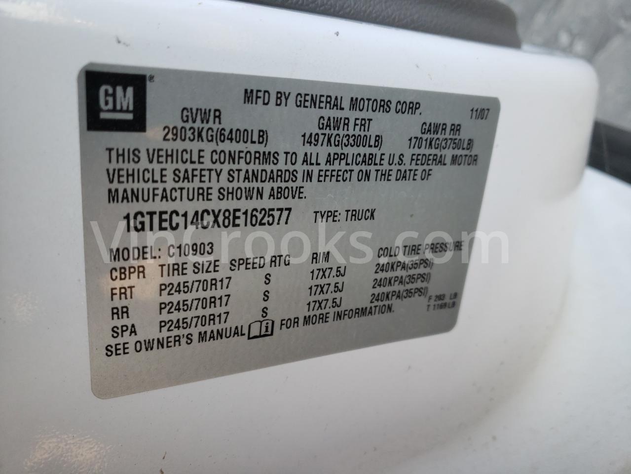 1GTEC14CX8E162577