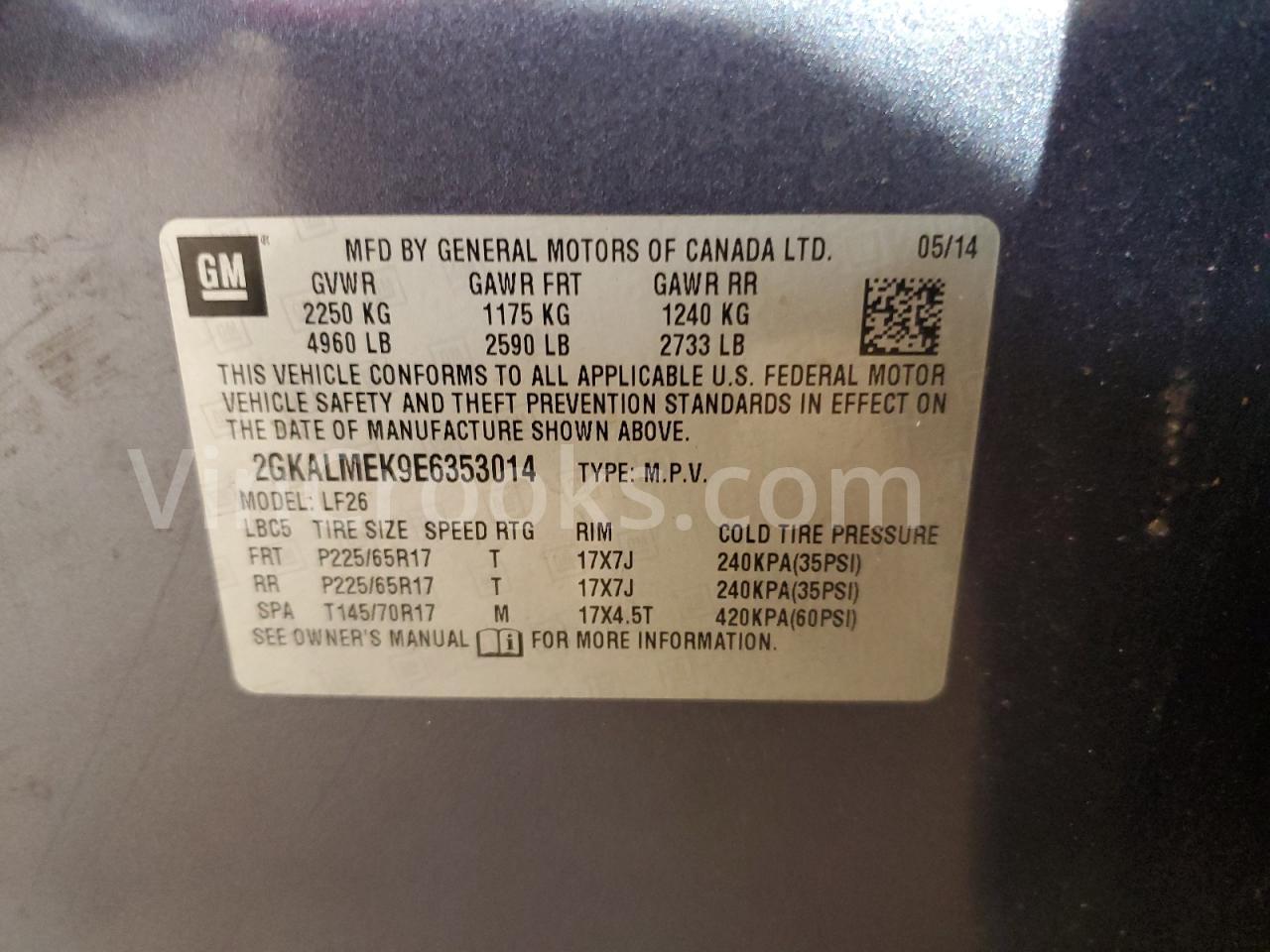 2GKALMEK9E6353014