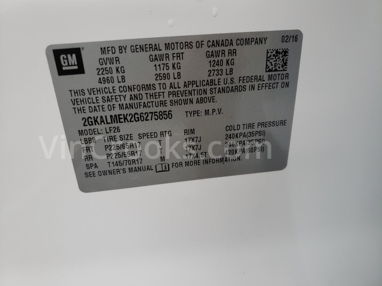 2GKALMEK2G6275856