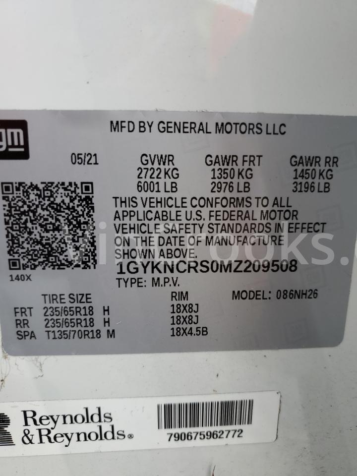 1GYKNCRS0MZ209508