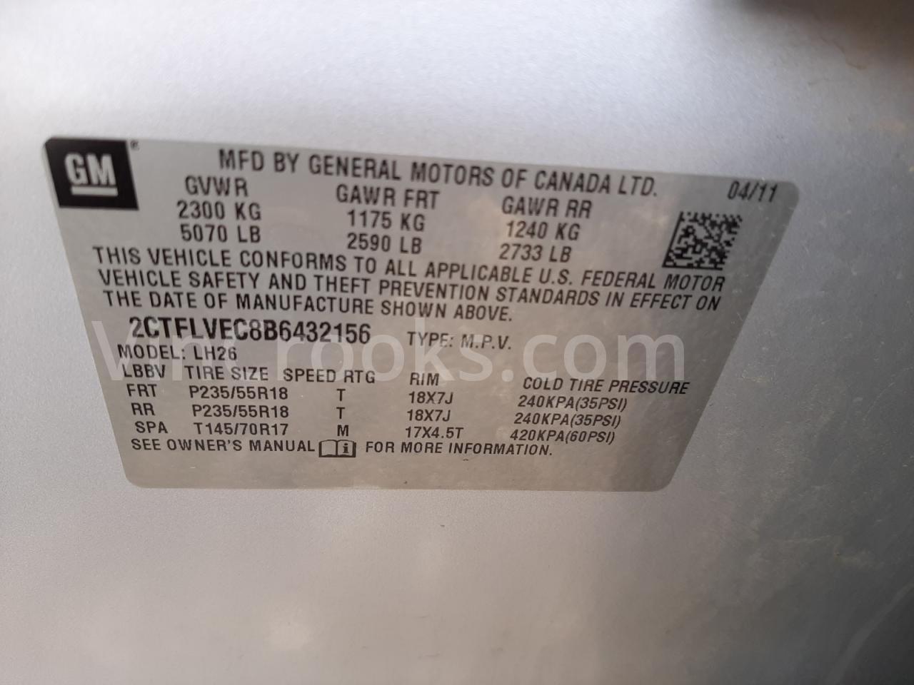2CTFLVEC8B6432156