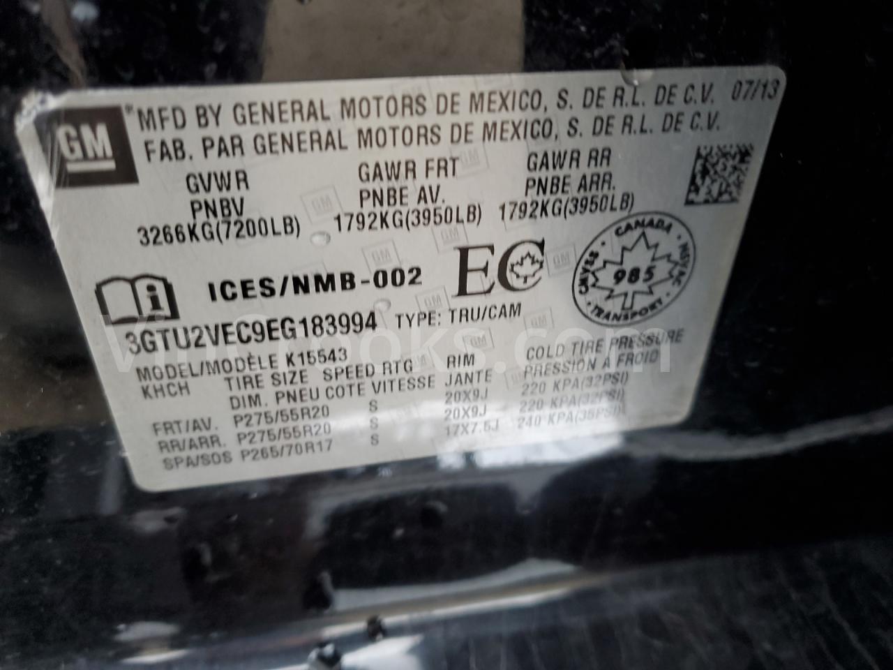 3GTU2VEC9EG183994