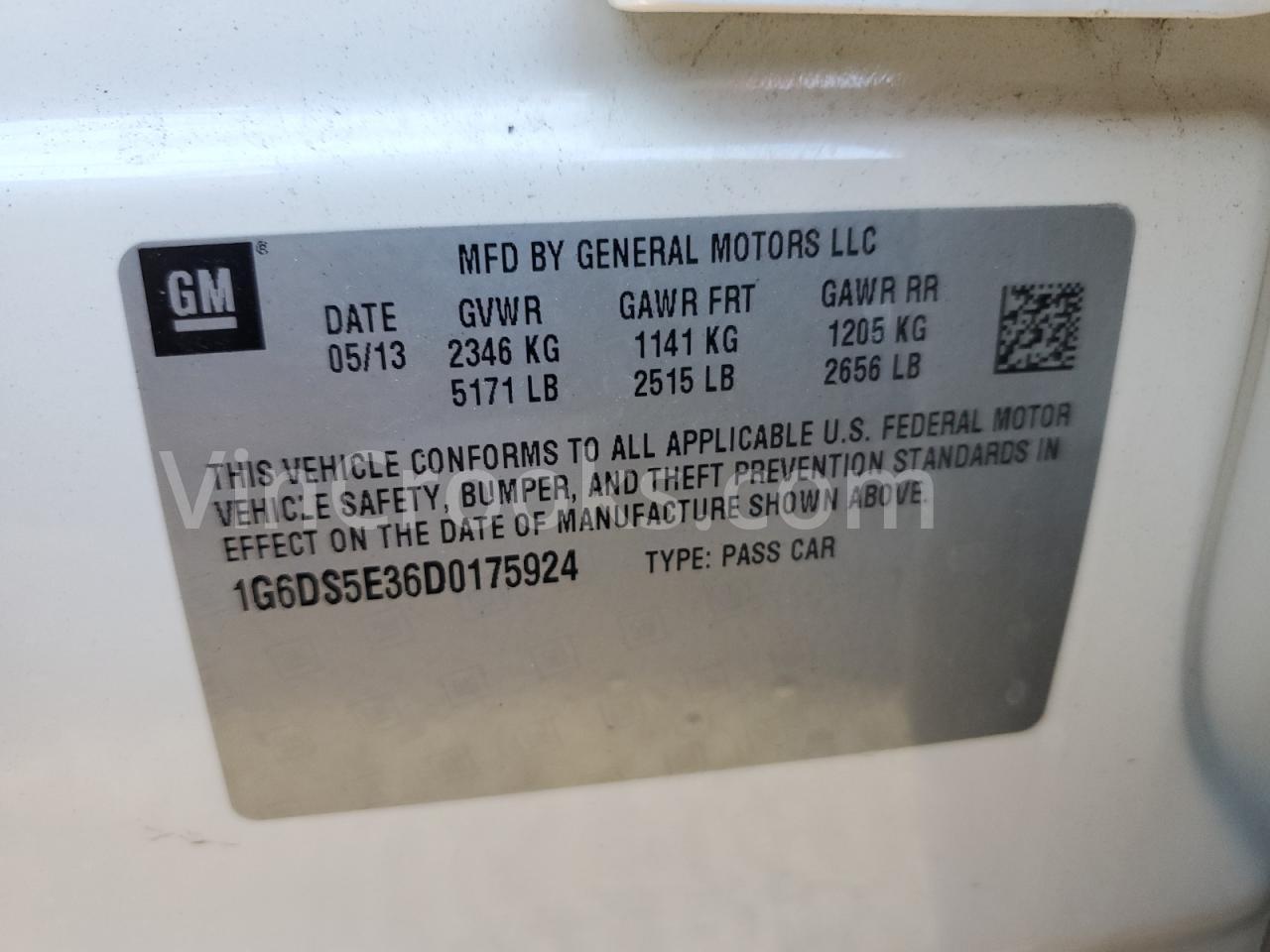1G6DS5E36D0175924