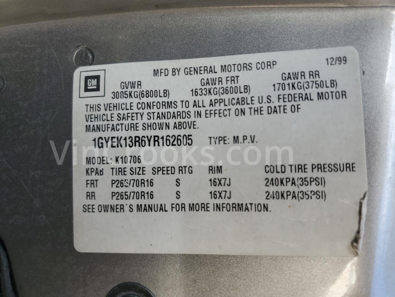 1GYEK13R6YR162605