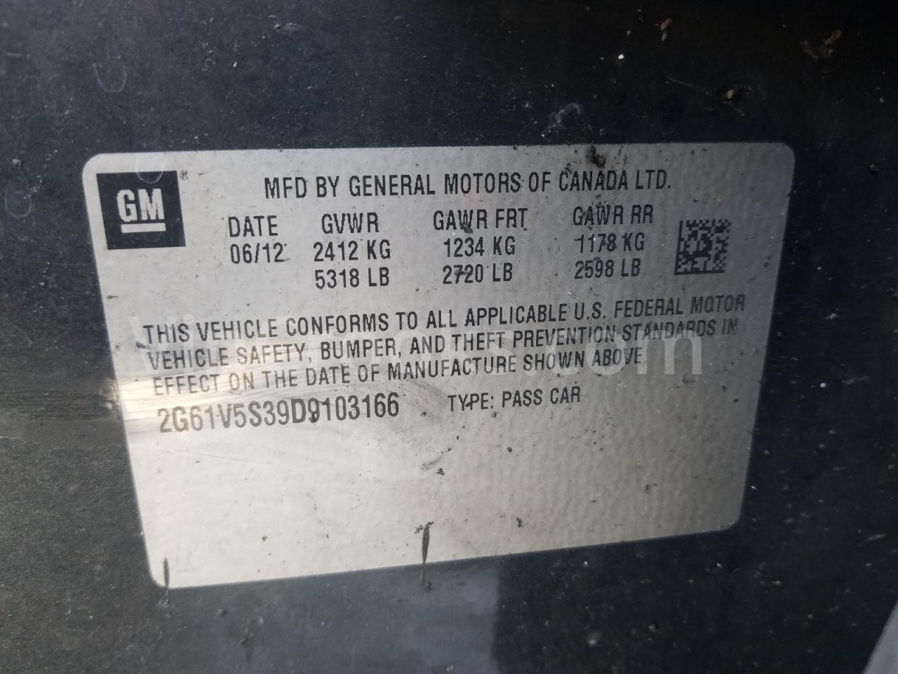 2G61V5S39D9103166