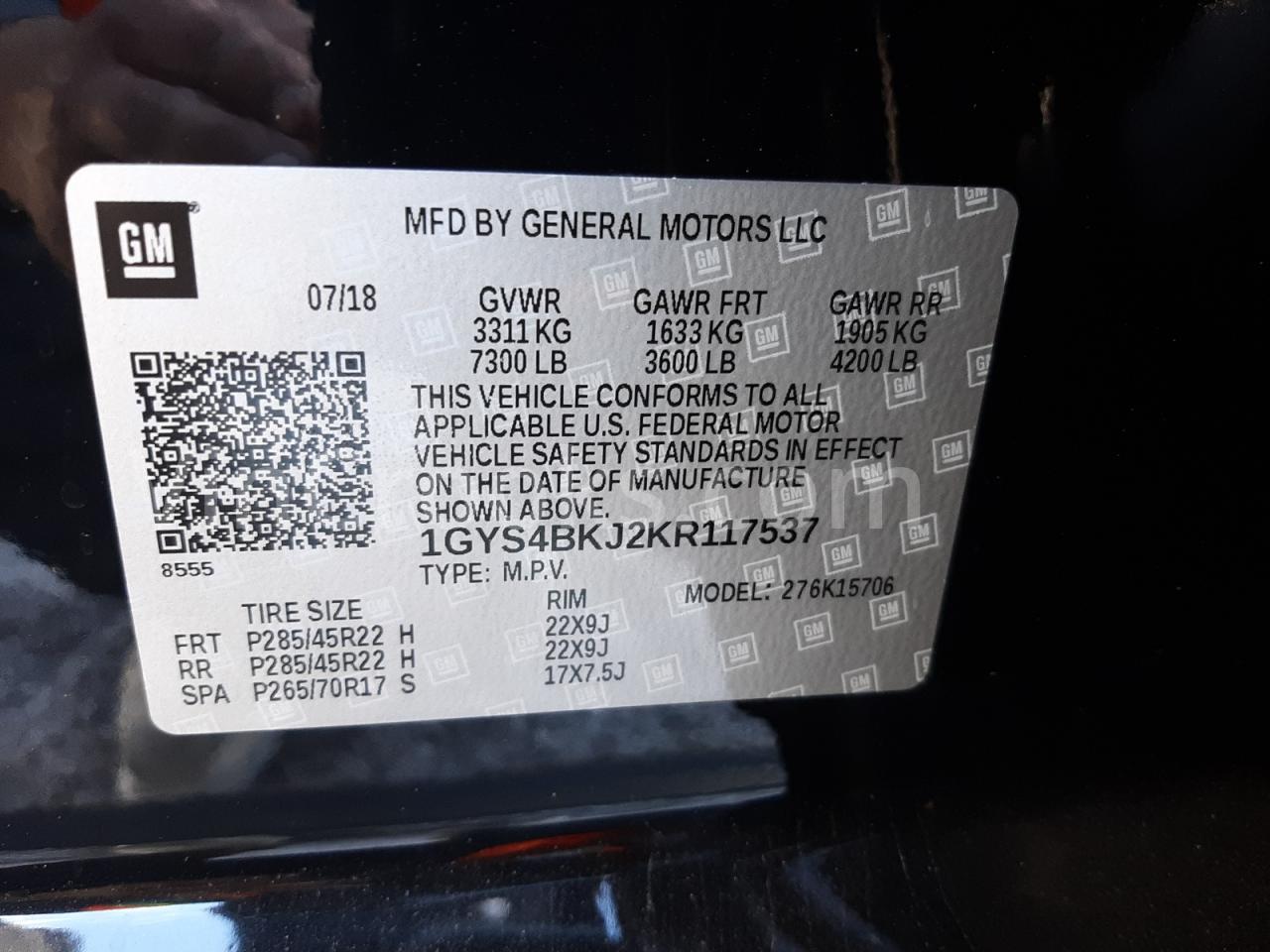 1GYS4BKJ2KR117537