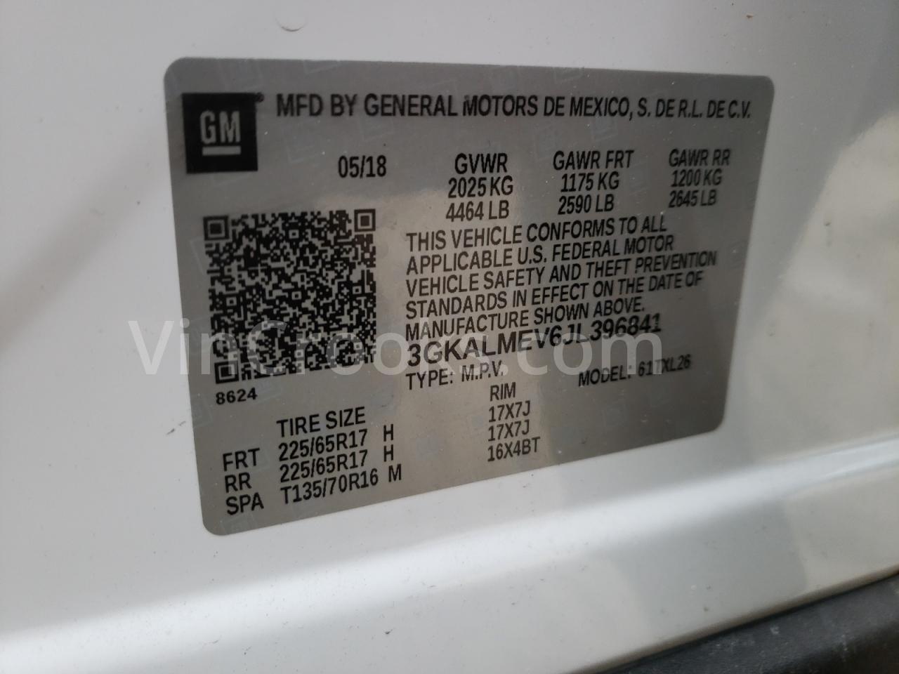 3GKALMEV6JL396841