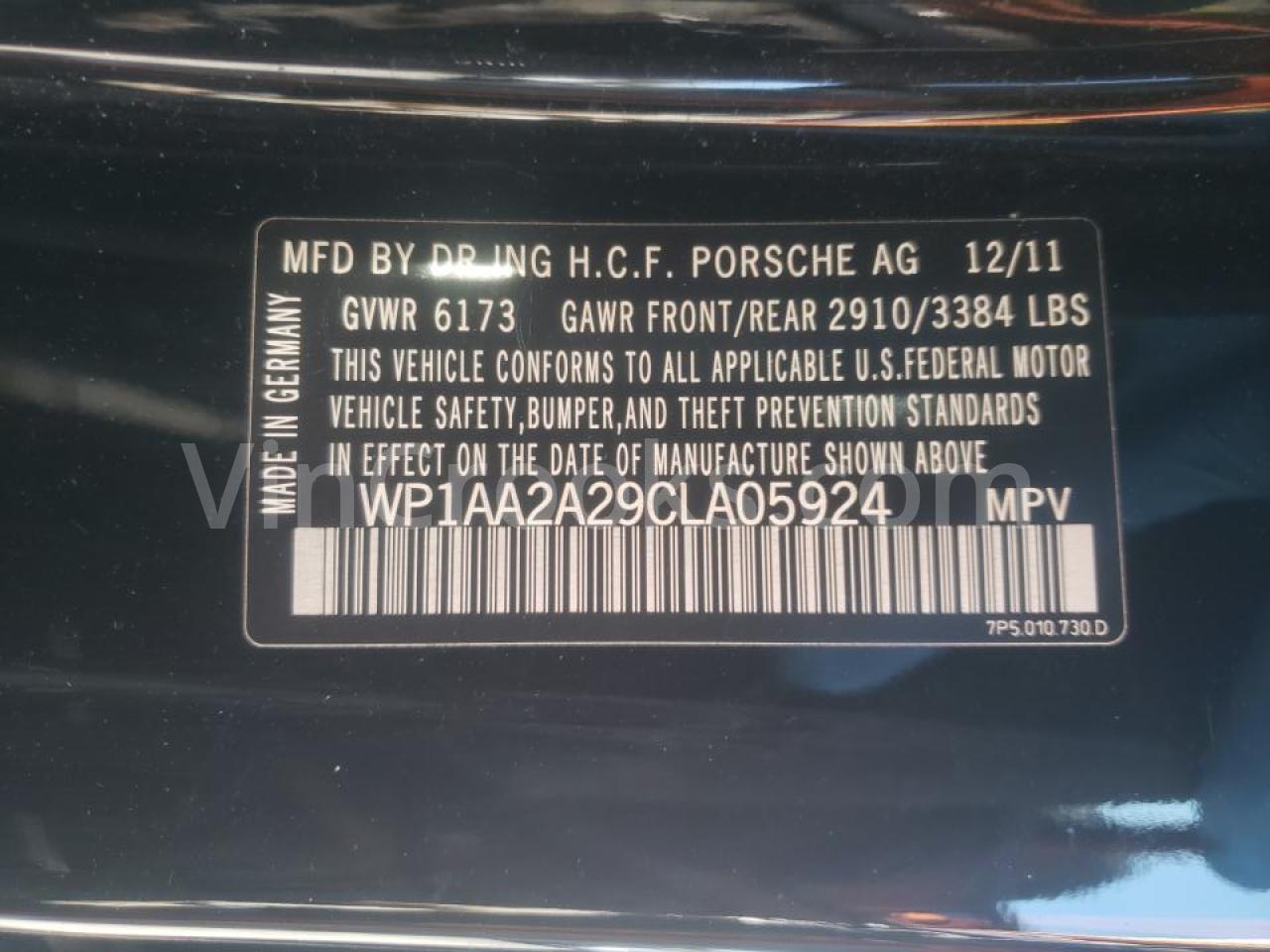WP1AA2A29CLA05924