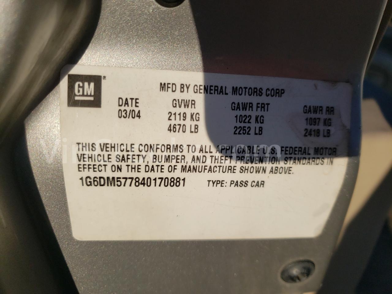 1G6DM577840170881