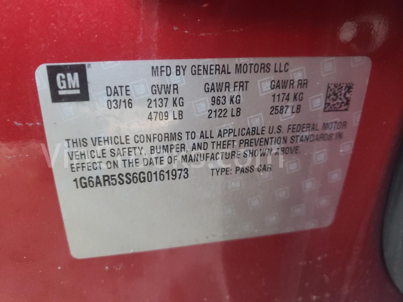 1G6AR5SS6G0161973