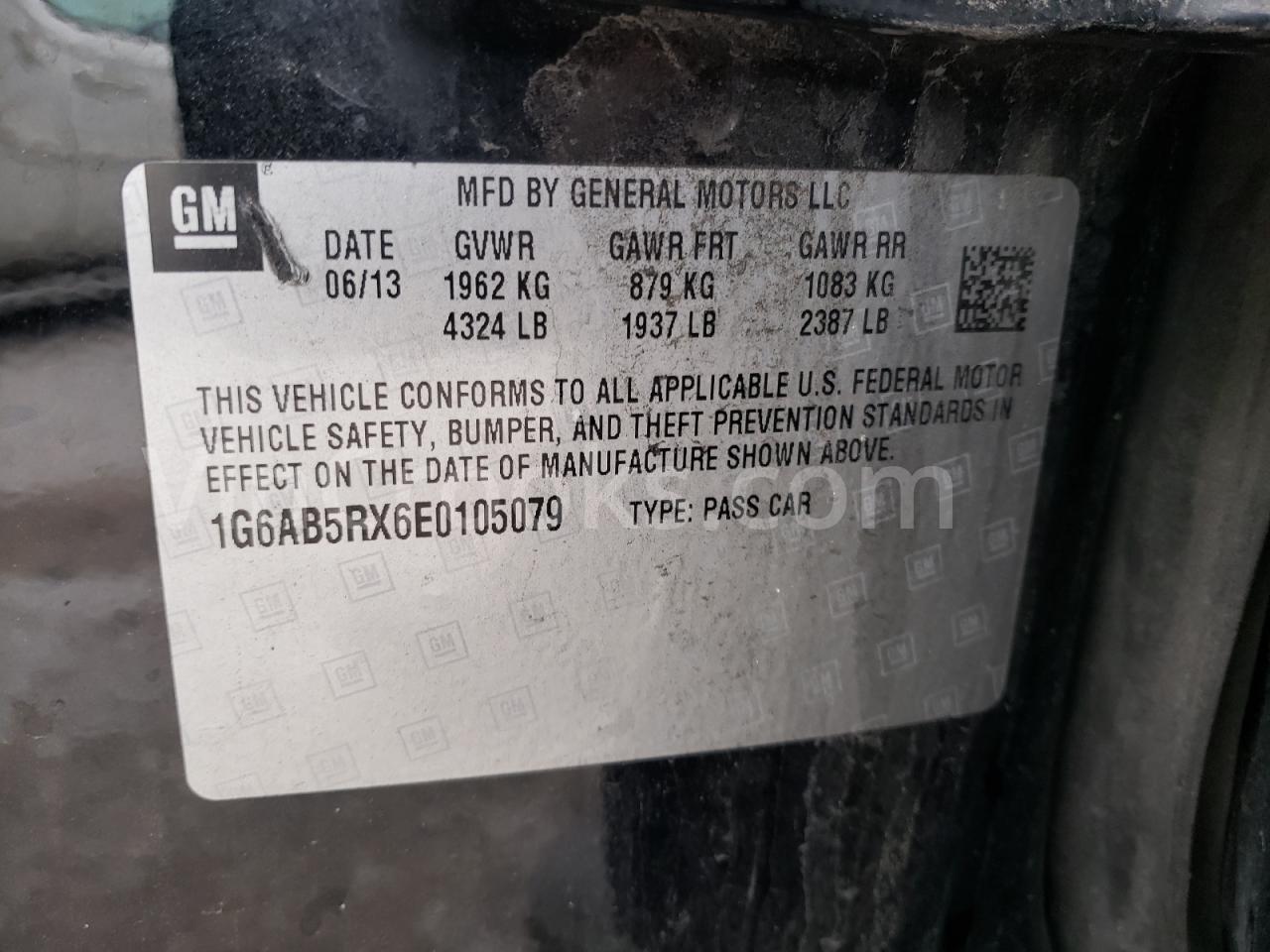 1G6AB5RX6E0105079