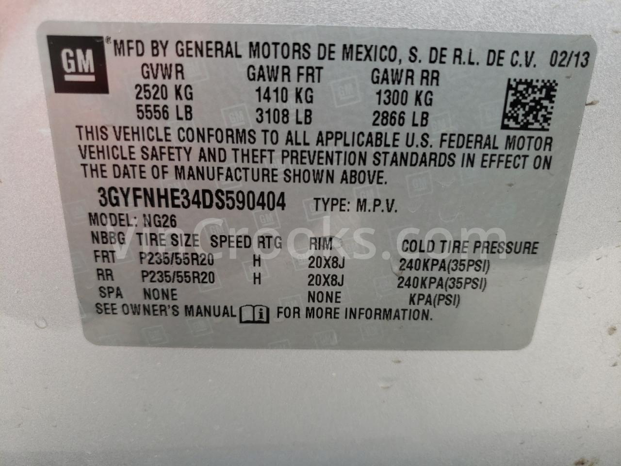 3GYFNHE34DS590404