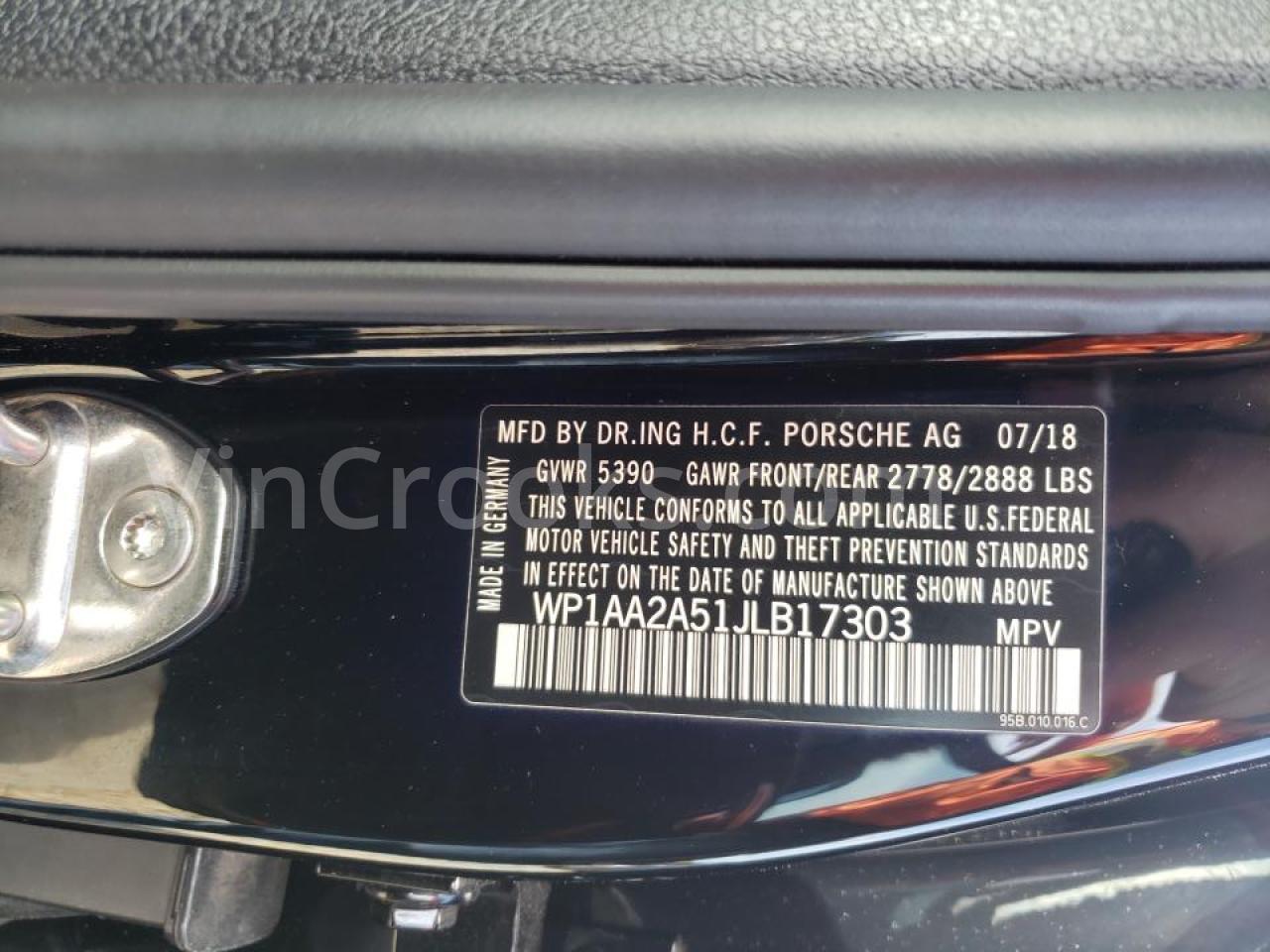 WP1AA2A51JLB17303