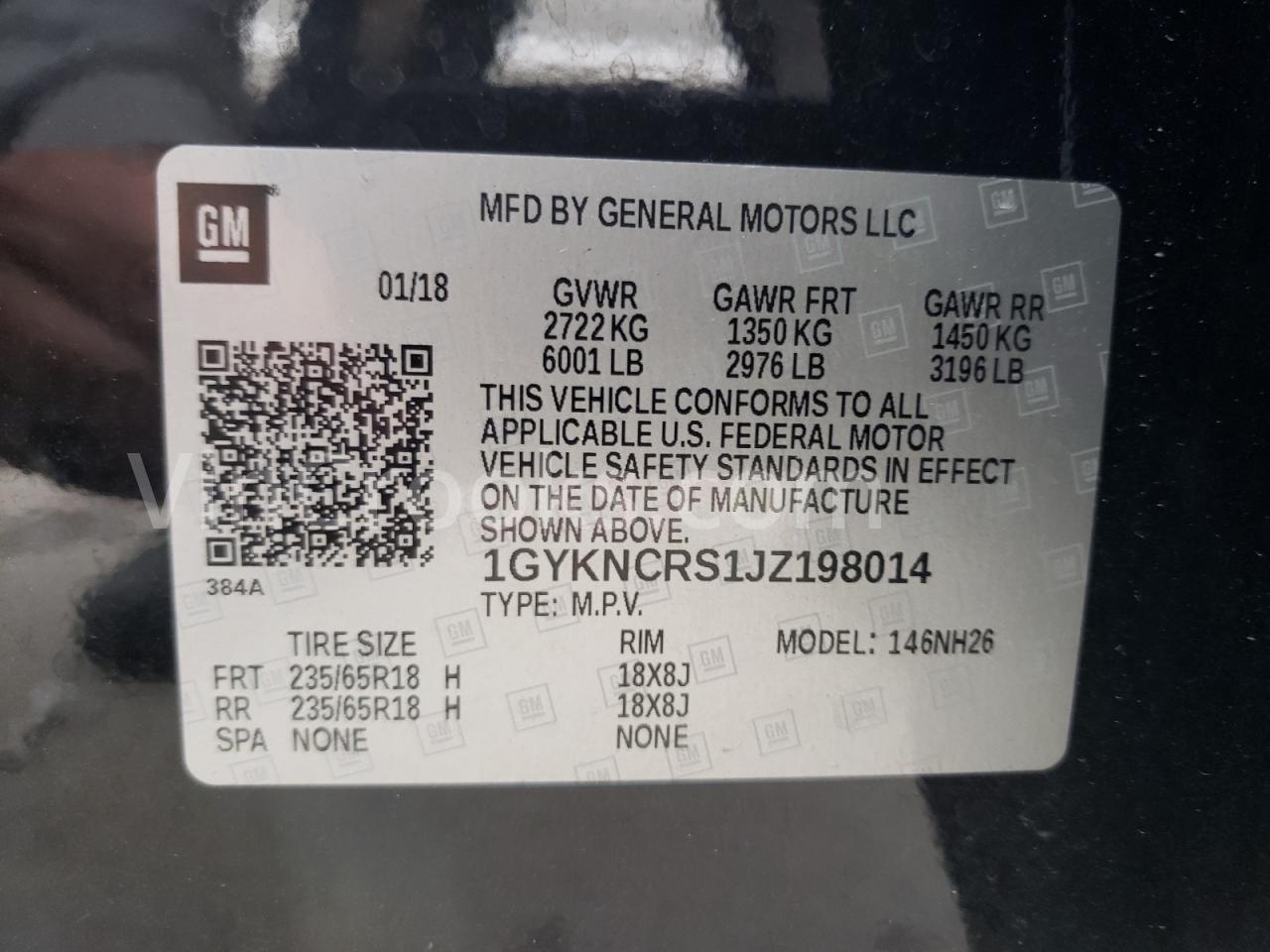 1GYKNCRS1JZ198014