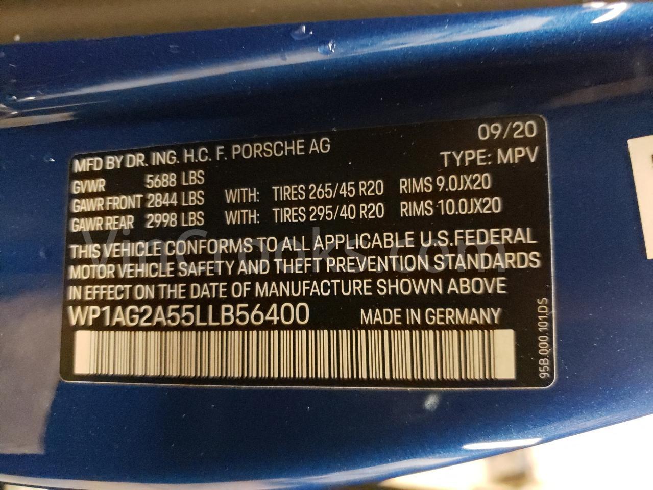 WP1AG2A55LLB56400