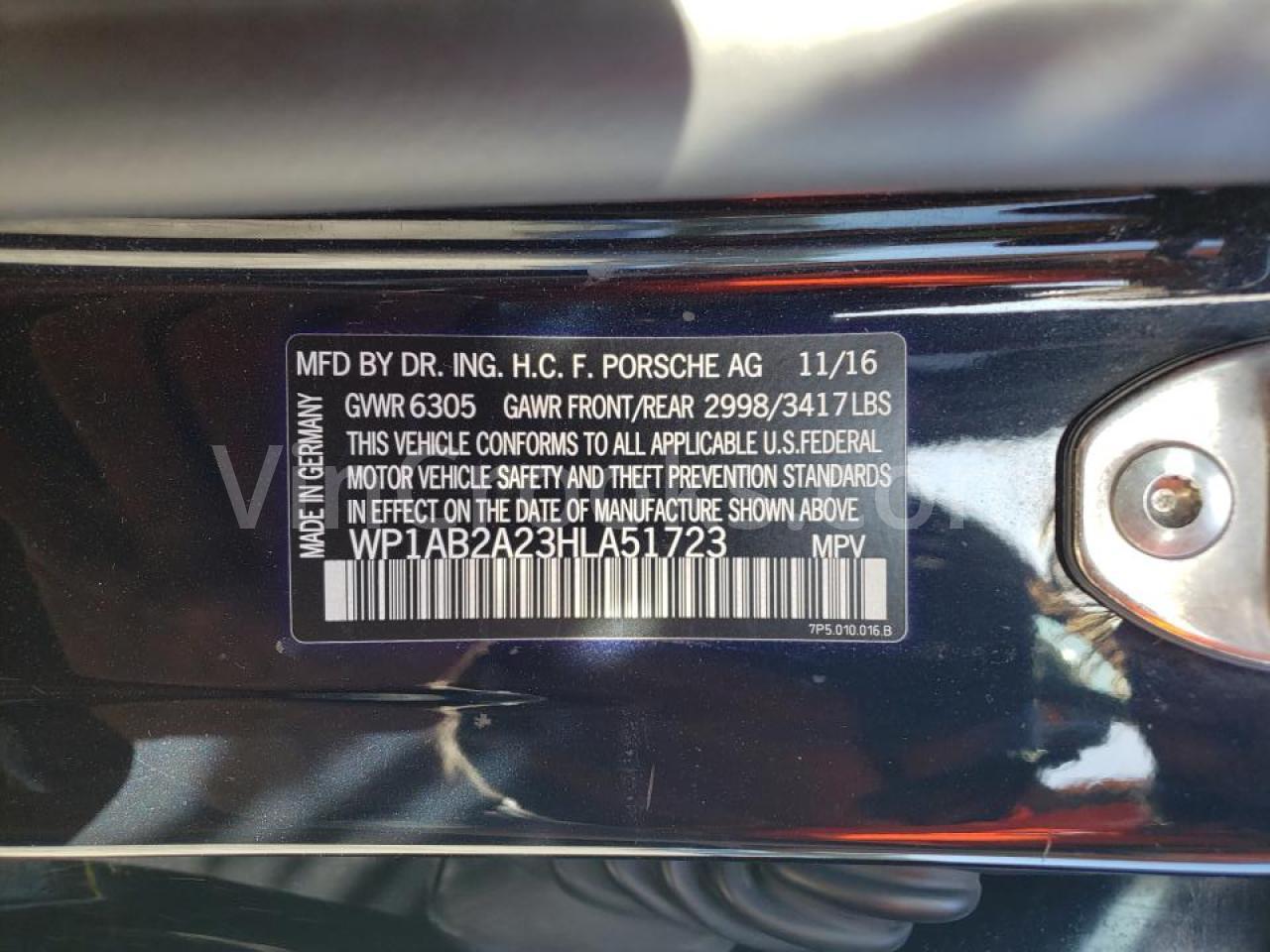 WP1AB2A23HLA51723