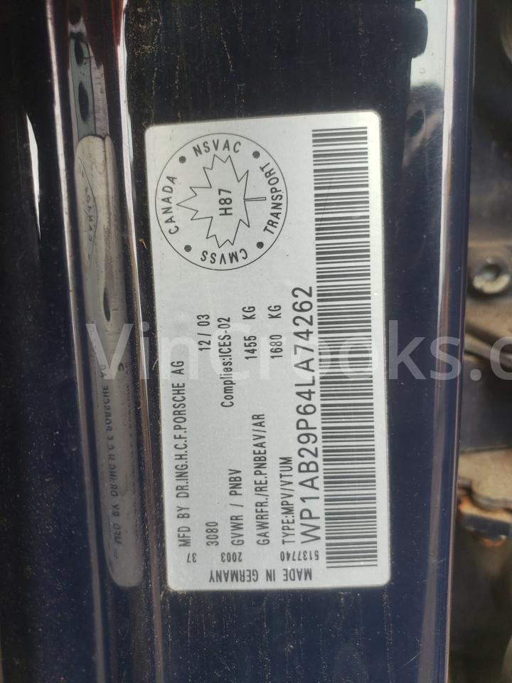 WP1AB29P64LA74262