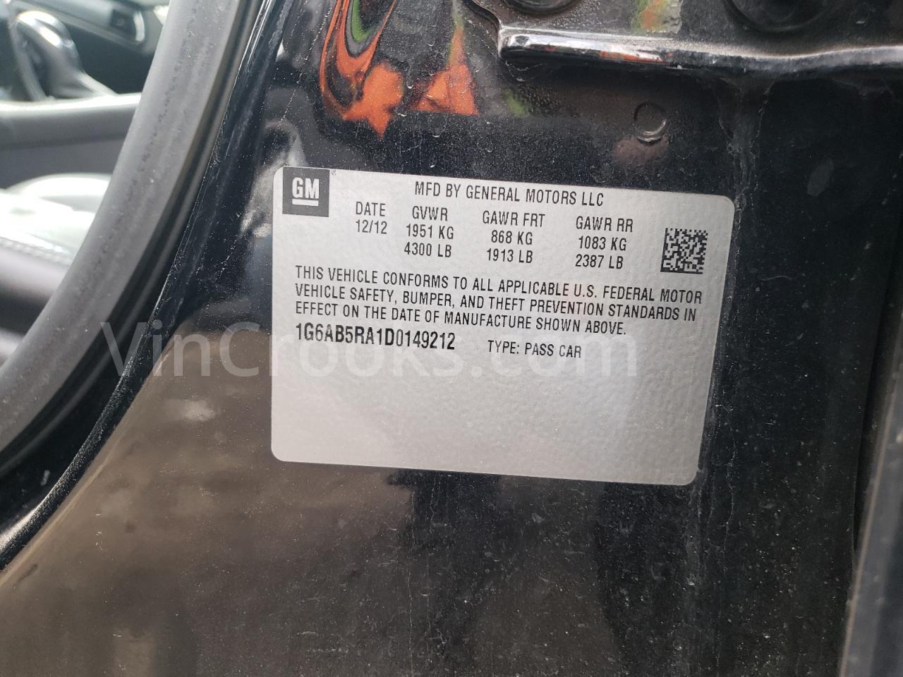 1G6AB5RA1D0149212