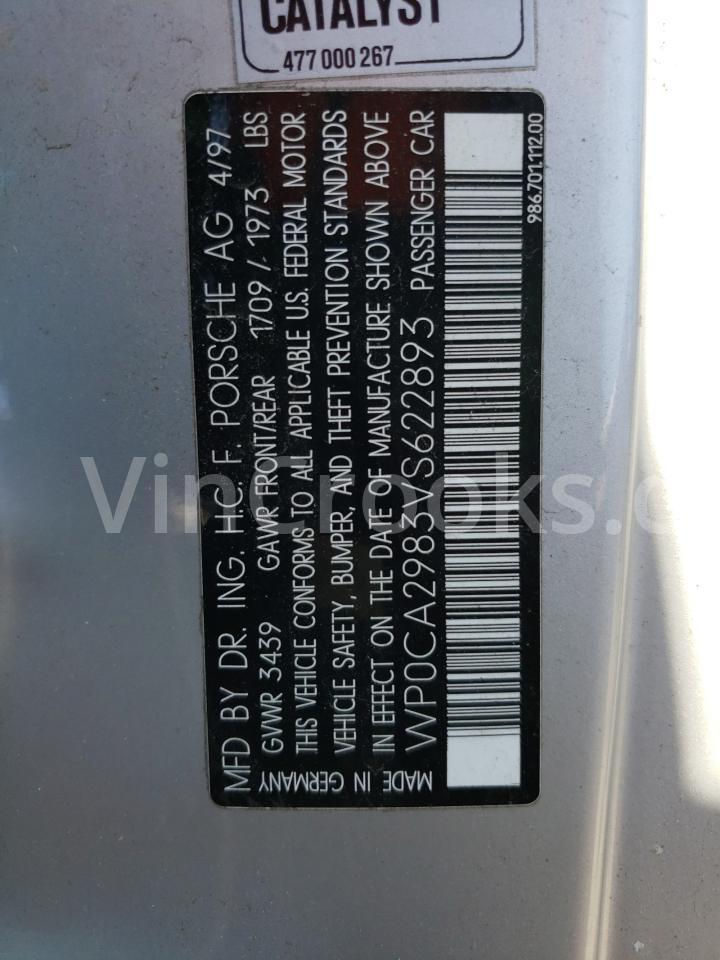WP0CA2983VS622893