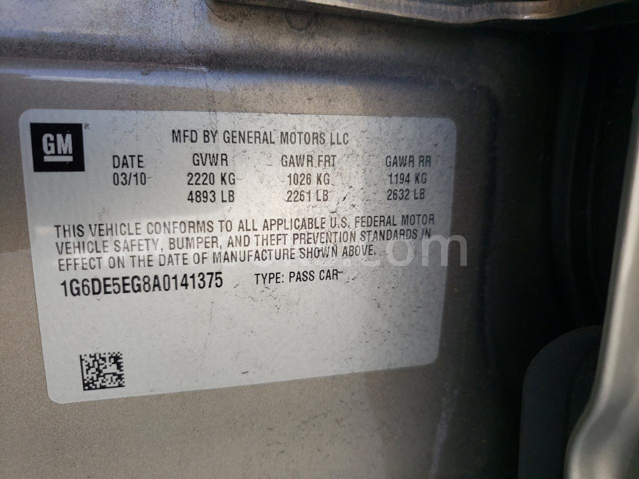1G6DE5EG8A0141375