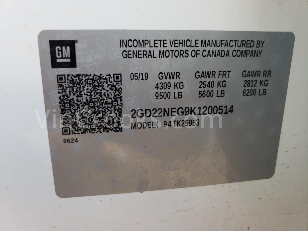 2GD22NEG9K1200514