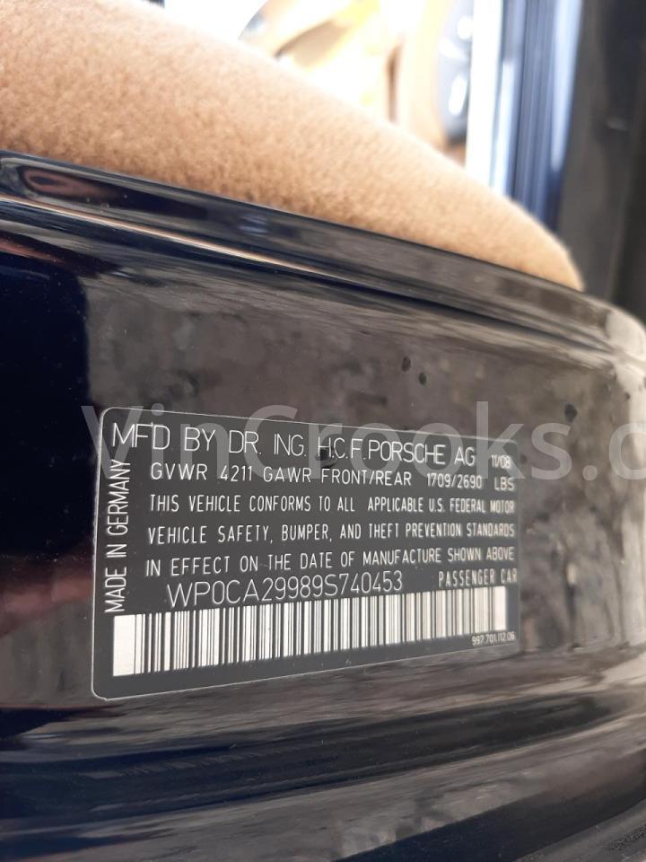 WP0CA29989S740453