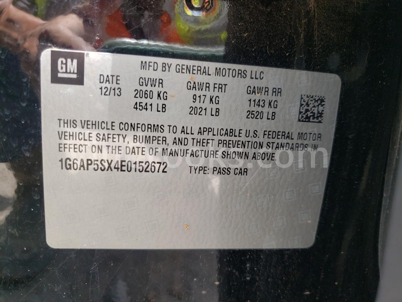 1G6AP5SX4E0152672
