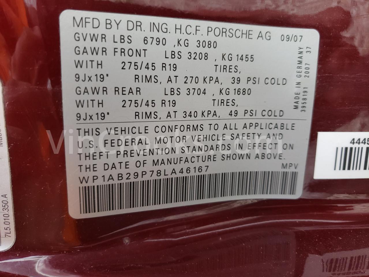 WP1AB29P78LA46167