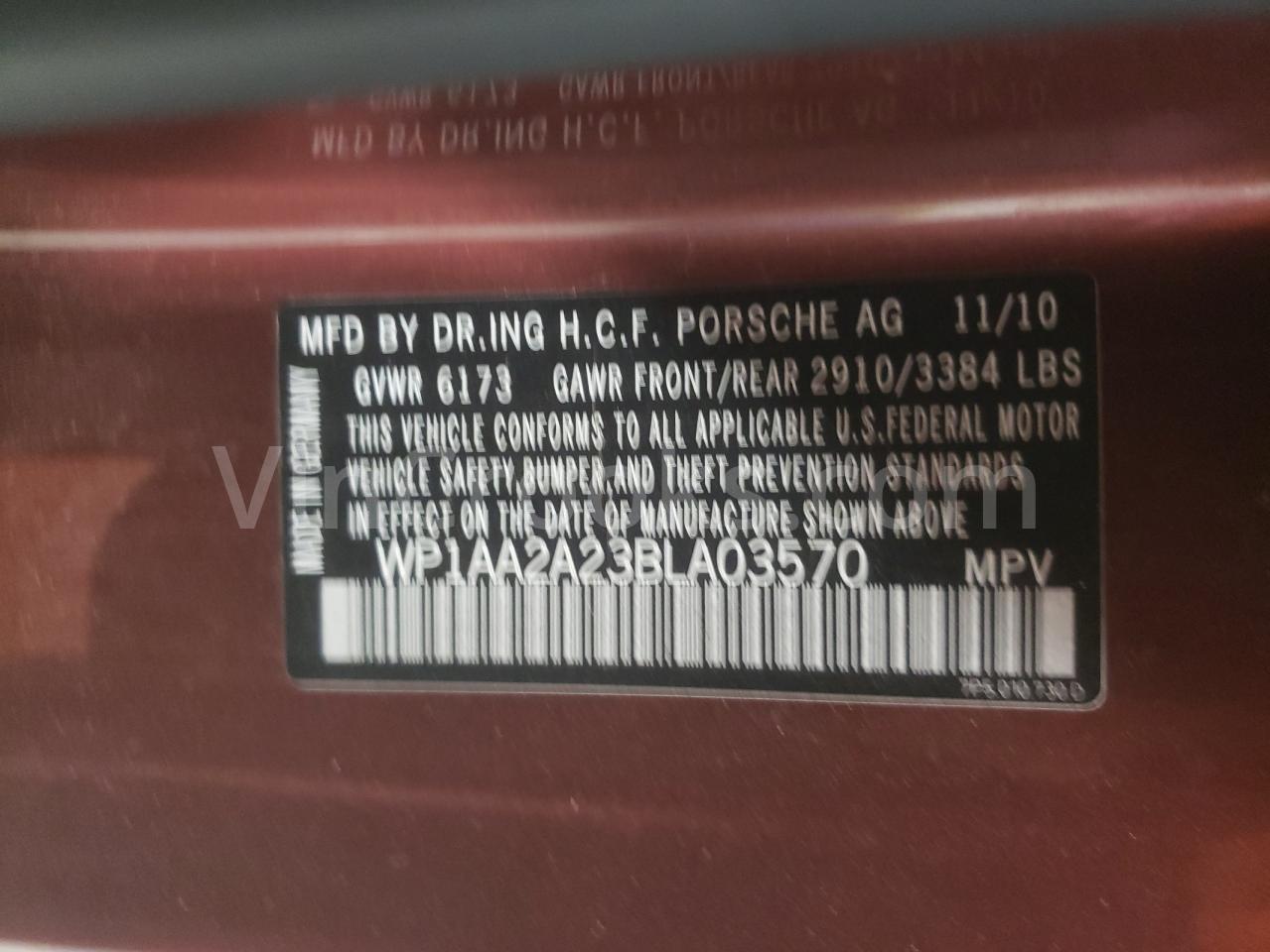 WP1AA2A23BLA03570