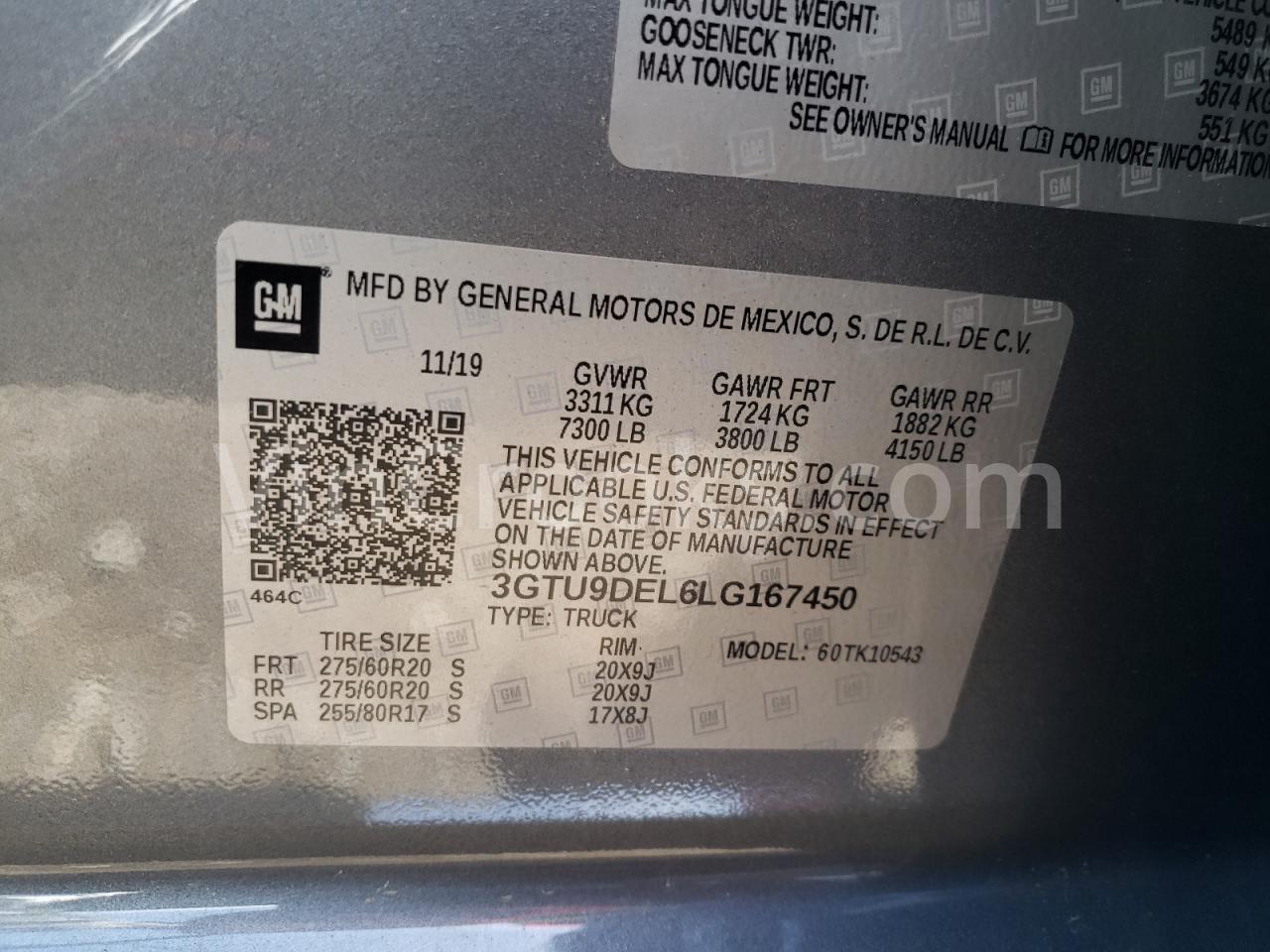 3GTU9DEL6LG167450