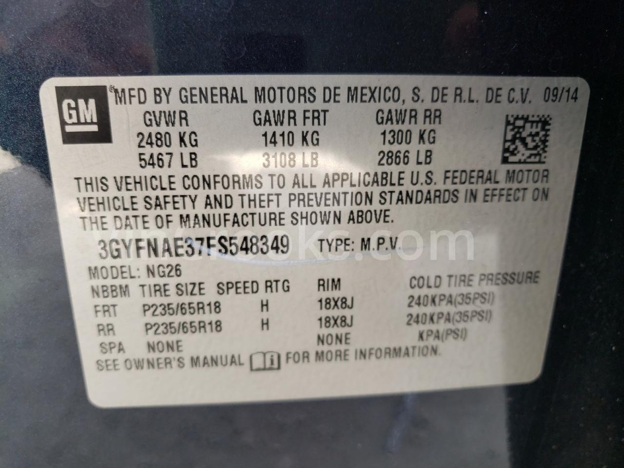 3GYFNAE37FS548349