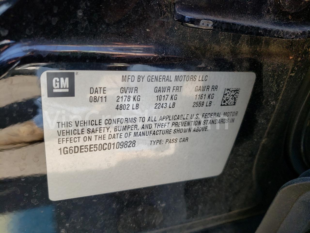 1G6DE5E50C0109828