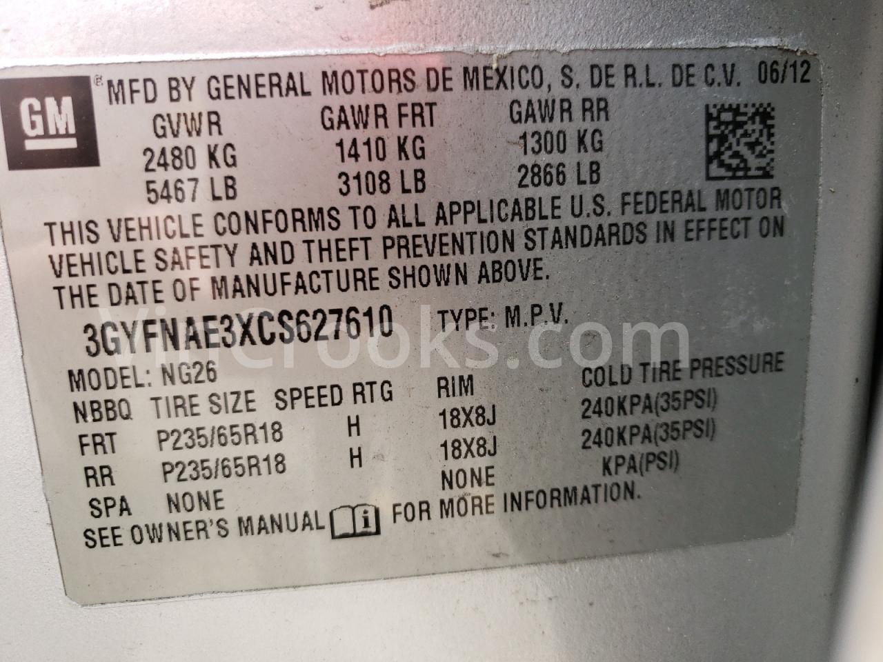 3GYFNAE3XCS627610