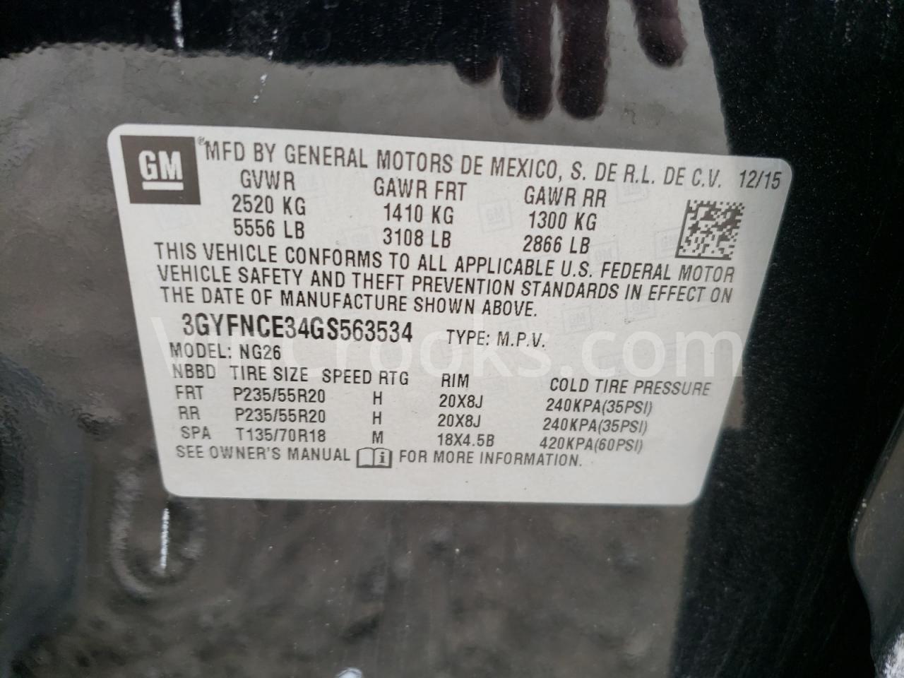 3GYFNCE34GS563534