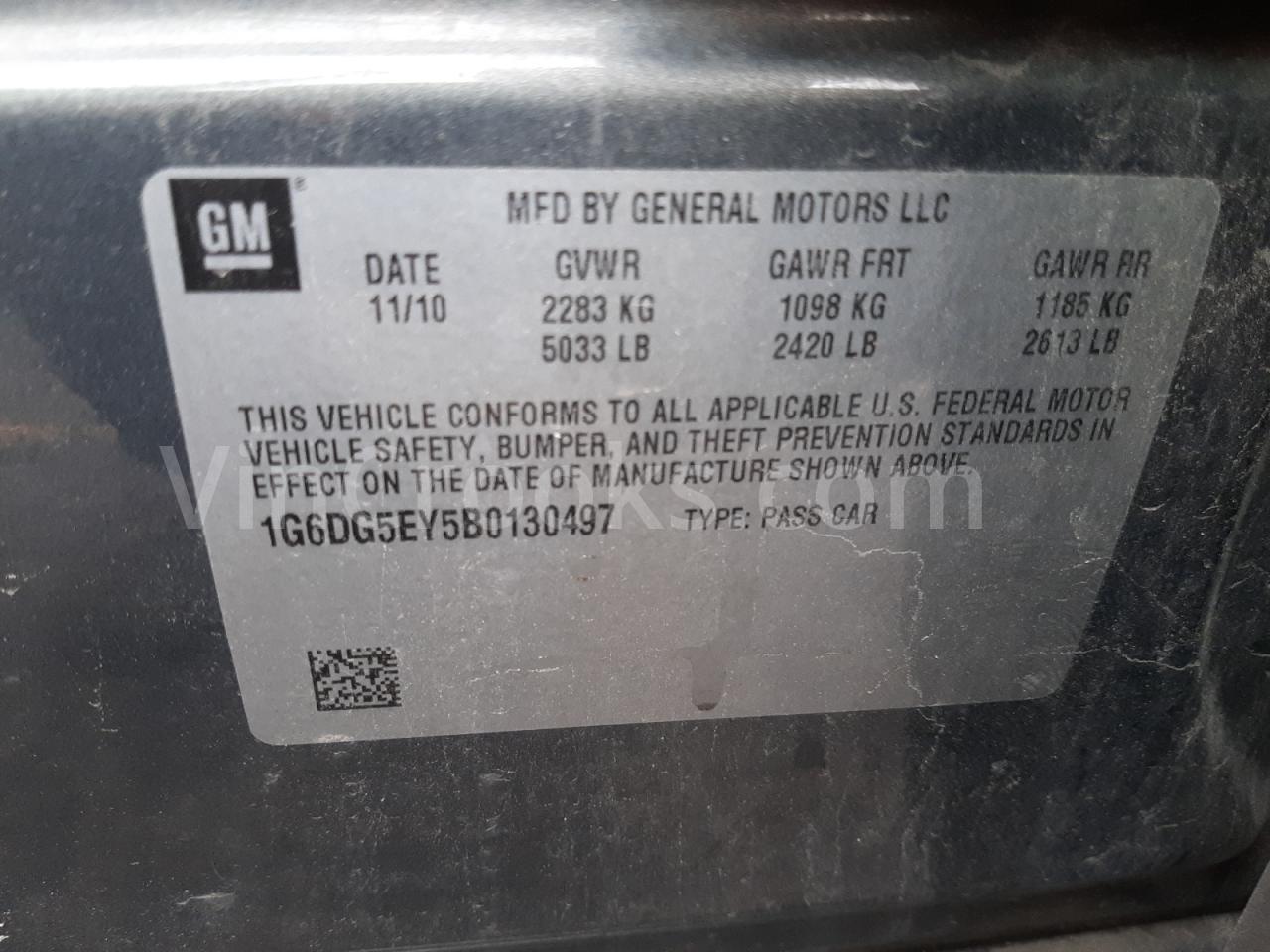 1G6DG5EY5B0130497