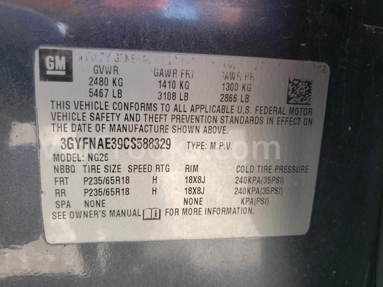 3GYFNAE39CS588329