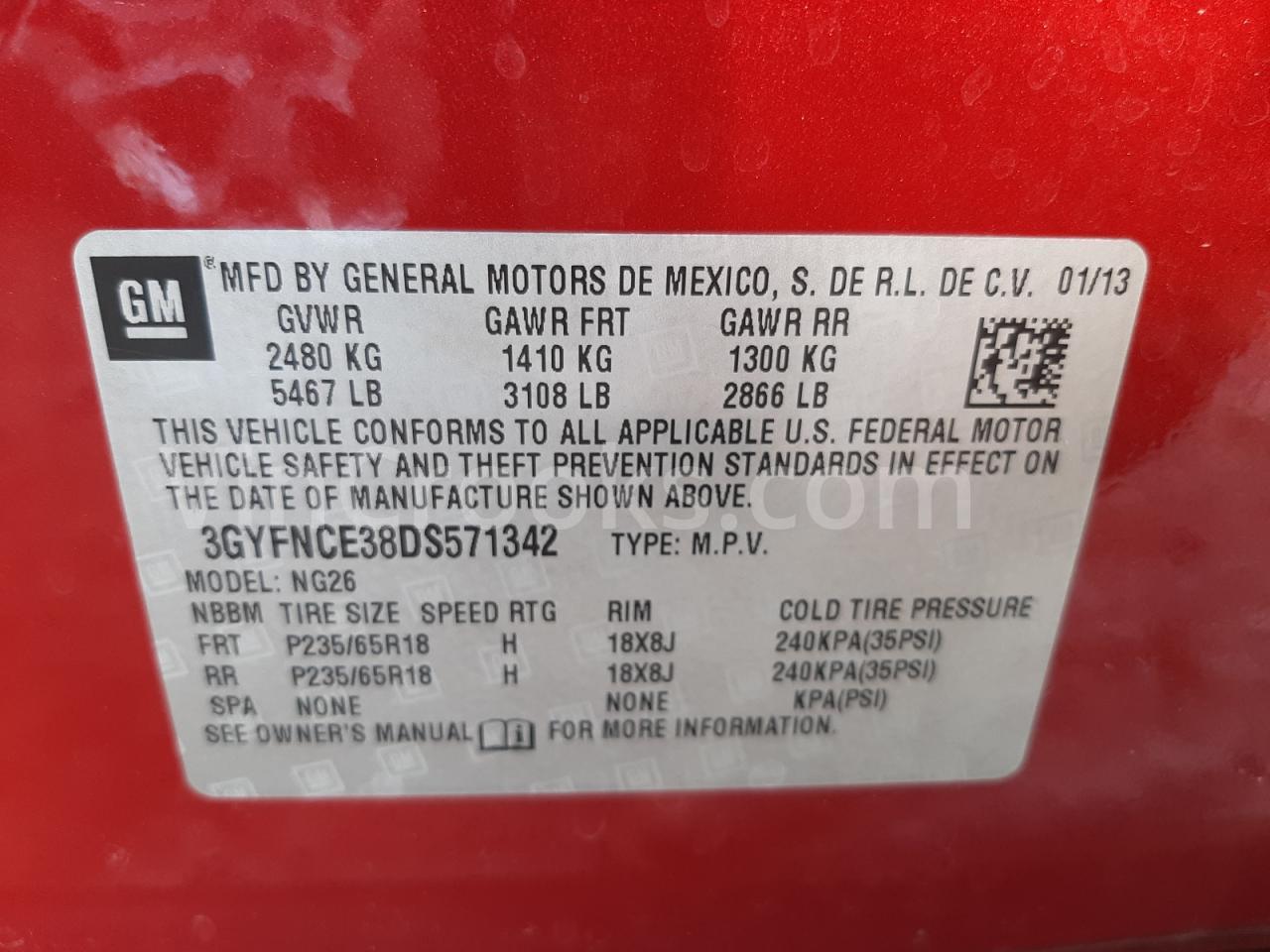 3GYFNCE38DS571342