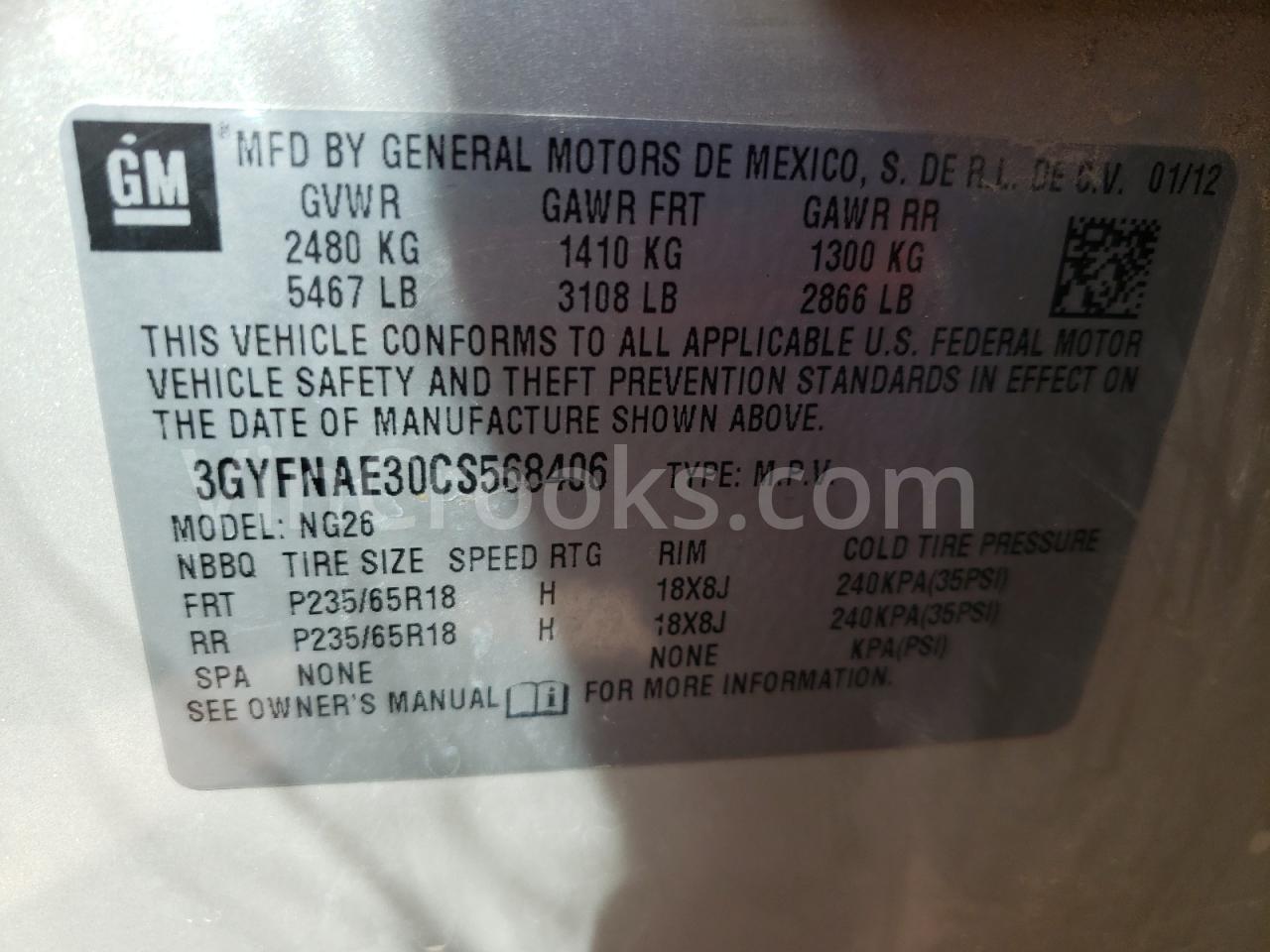 3GYFNAE30CS568406