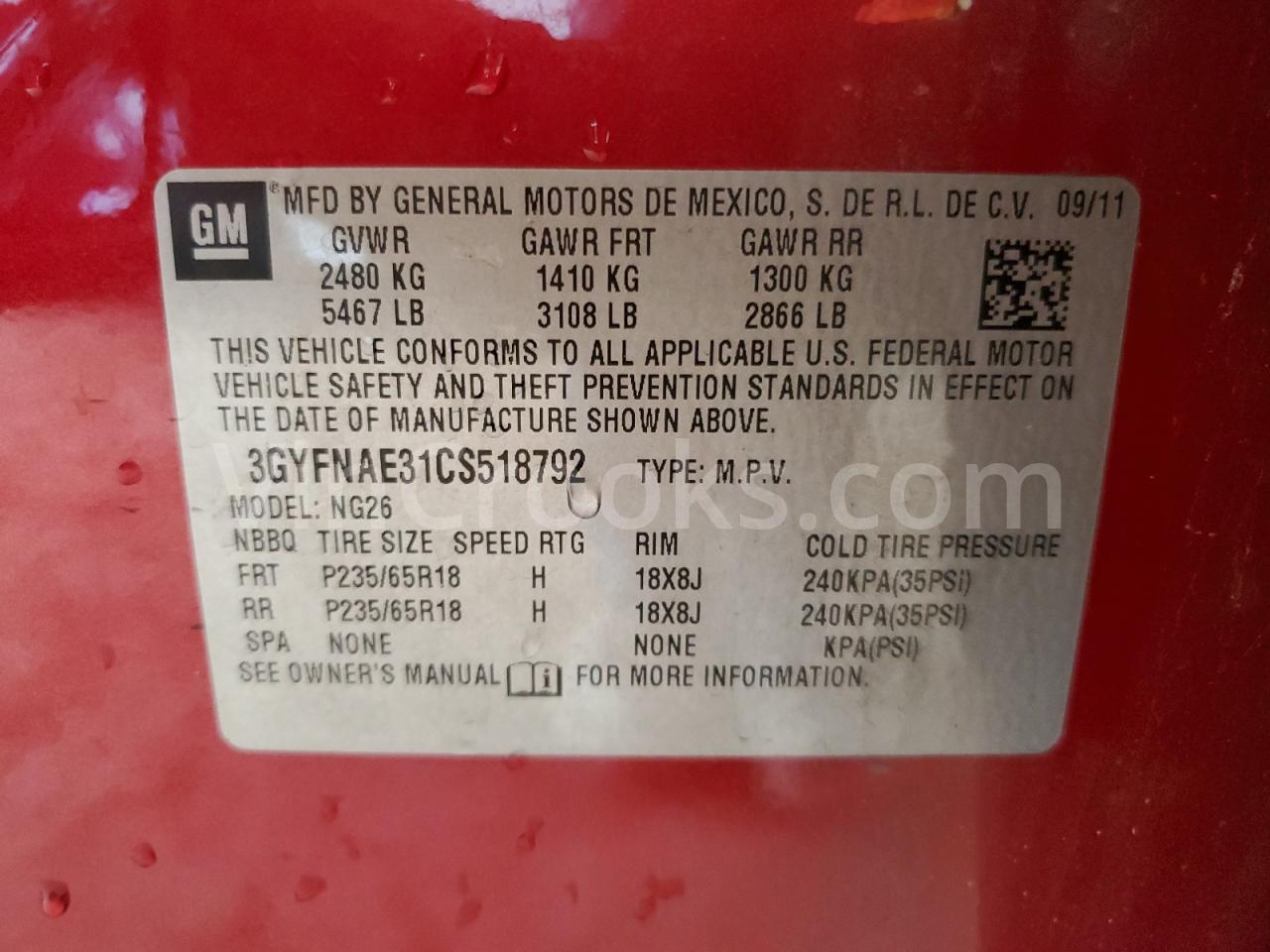 3GYFNAE31CS518792