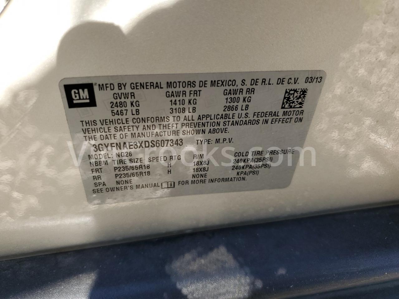 3GYFNAE3XDS607343