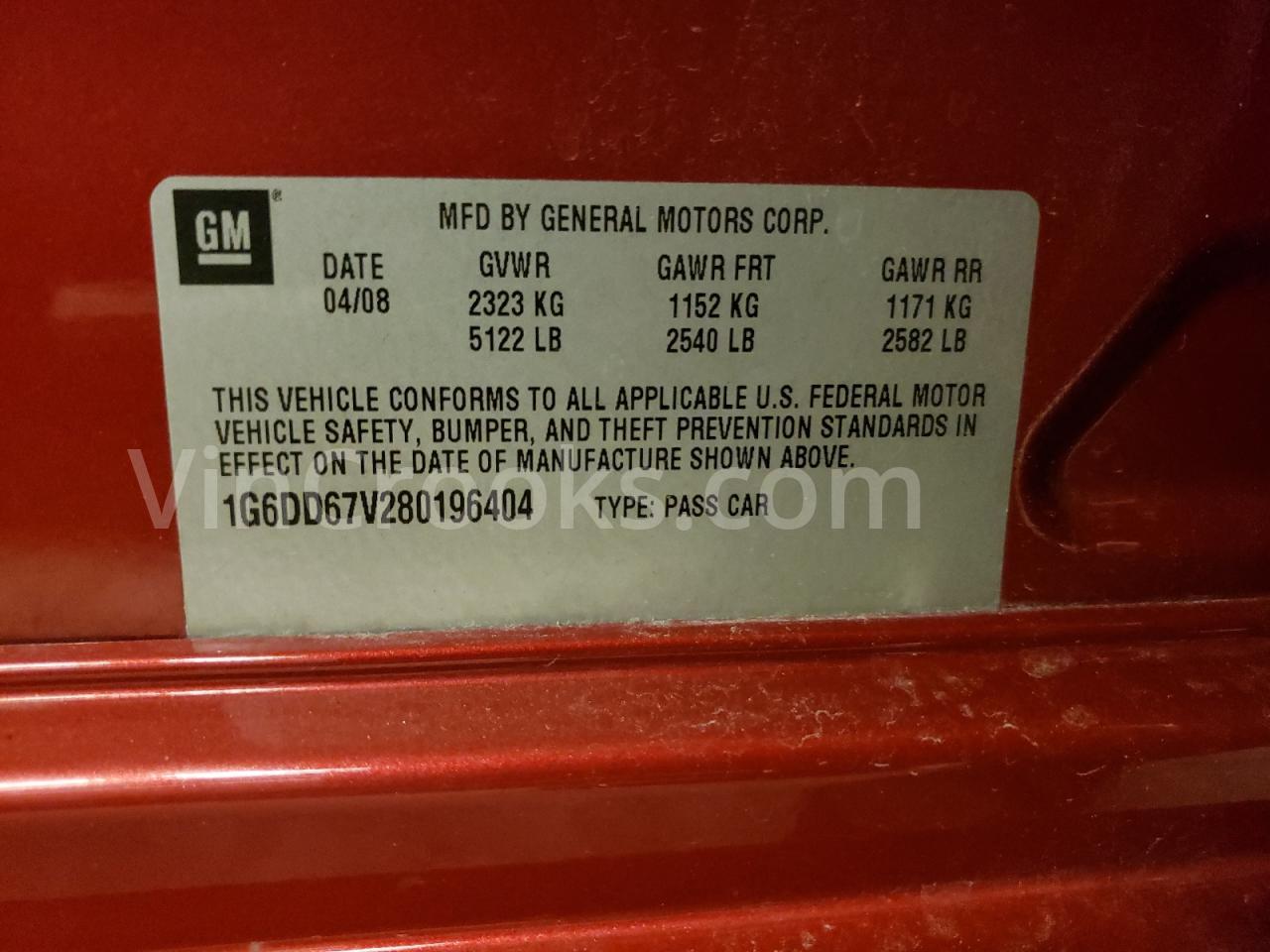 1G6DD67V280196404