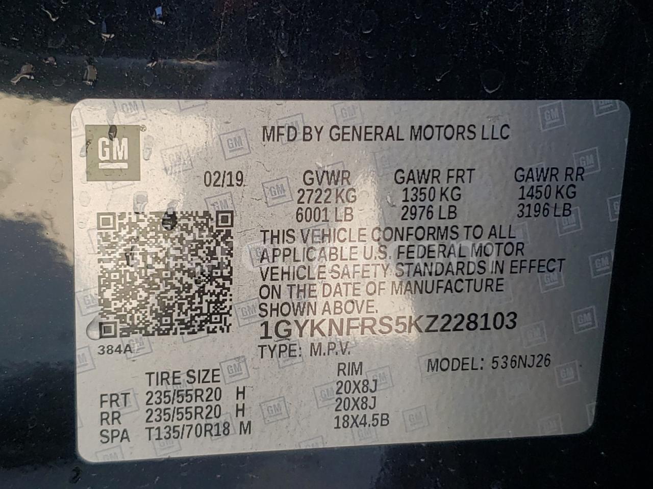 1GYKNFRS5KZ228103