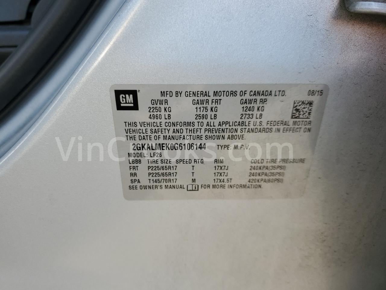 2GKALMEK0G6106144
