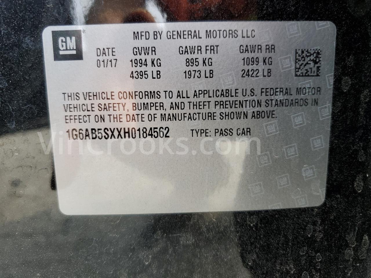 1G6AB5SXXH0184562