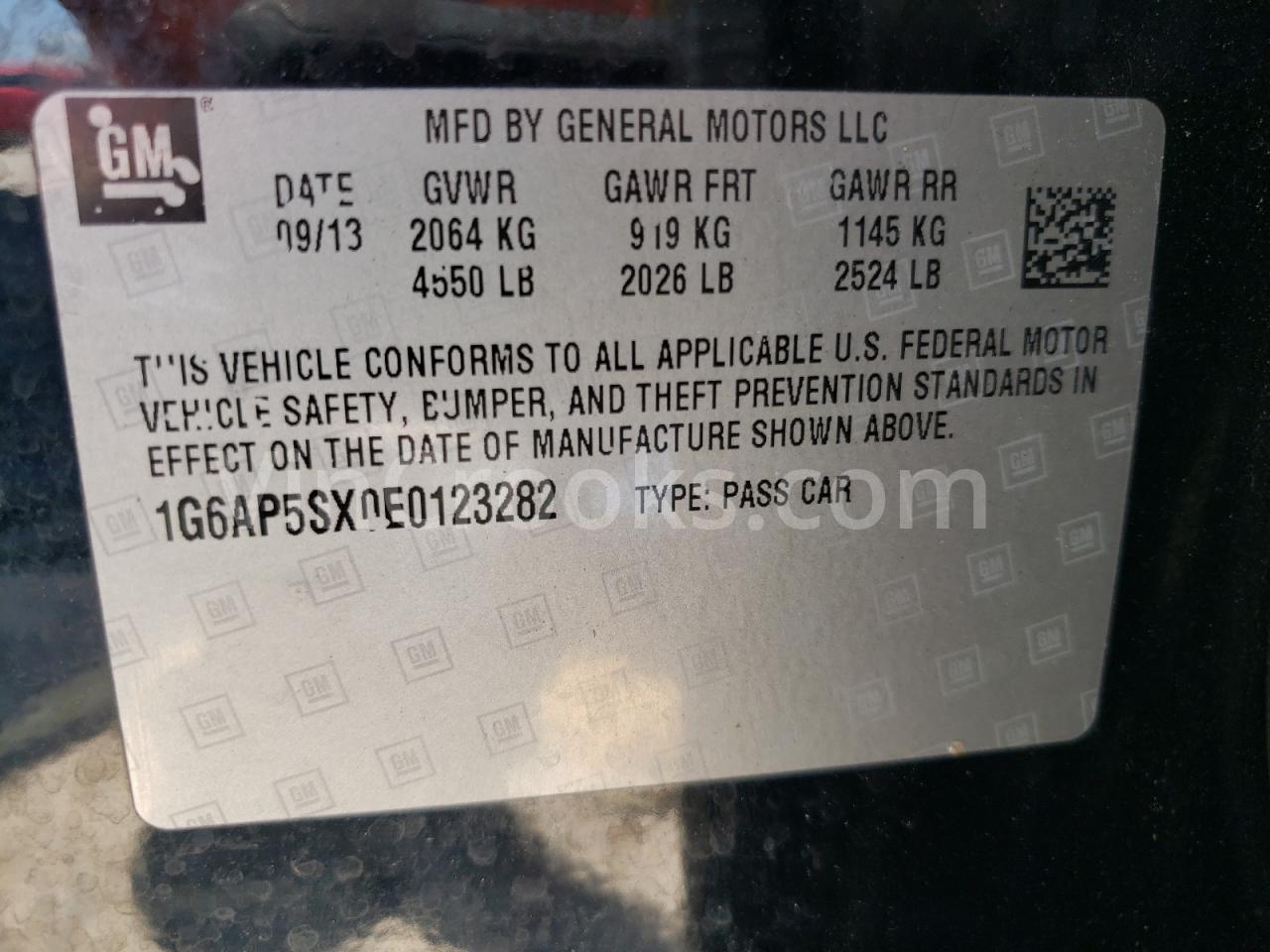 1G6AP5SX0E0123282