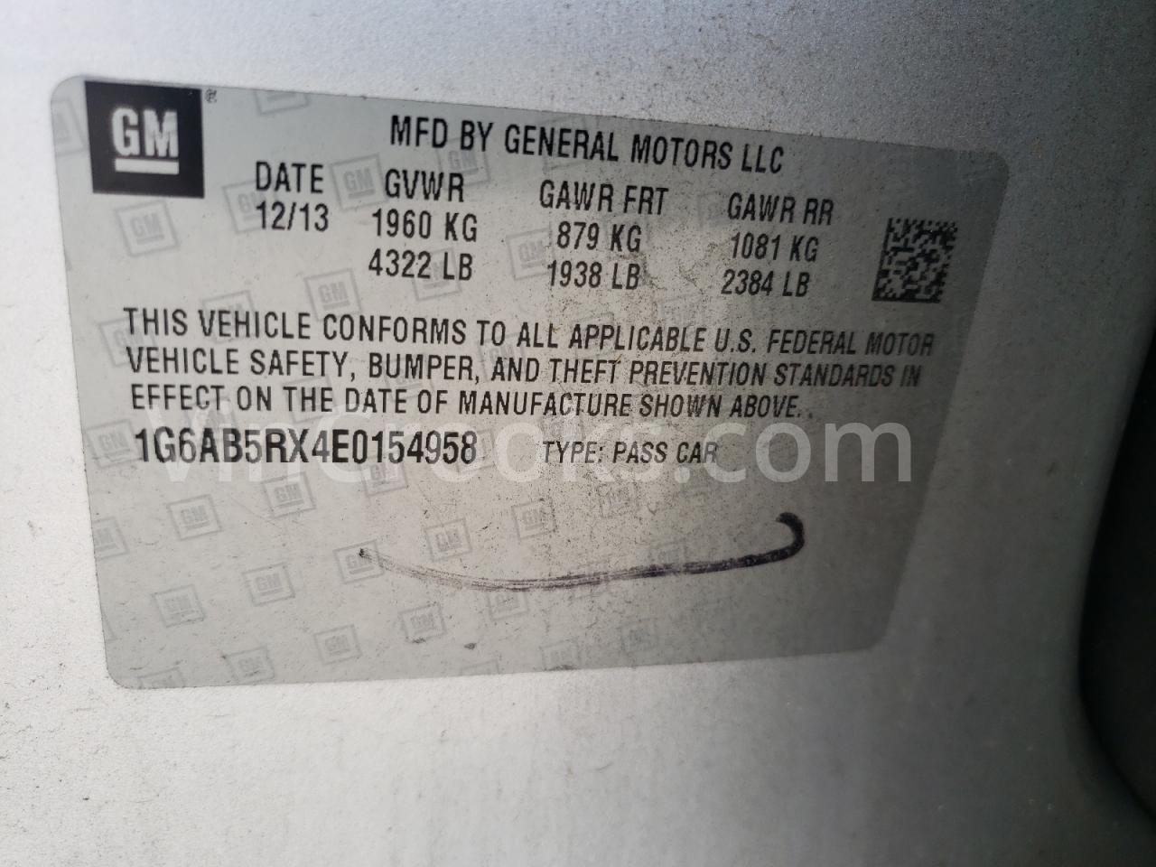 1G6AB5RX4E0154958