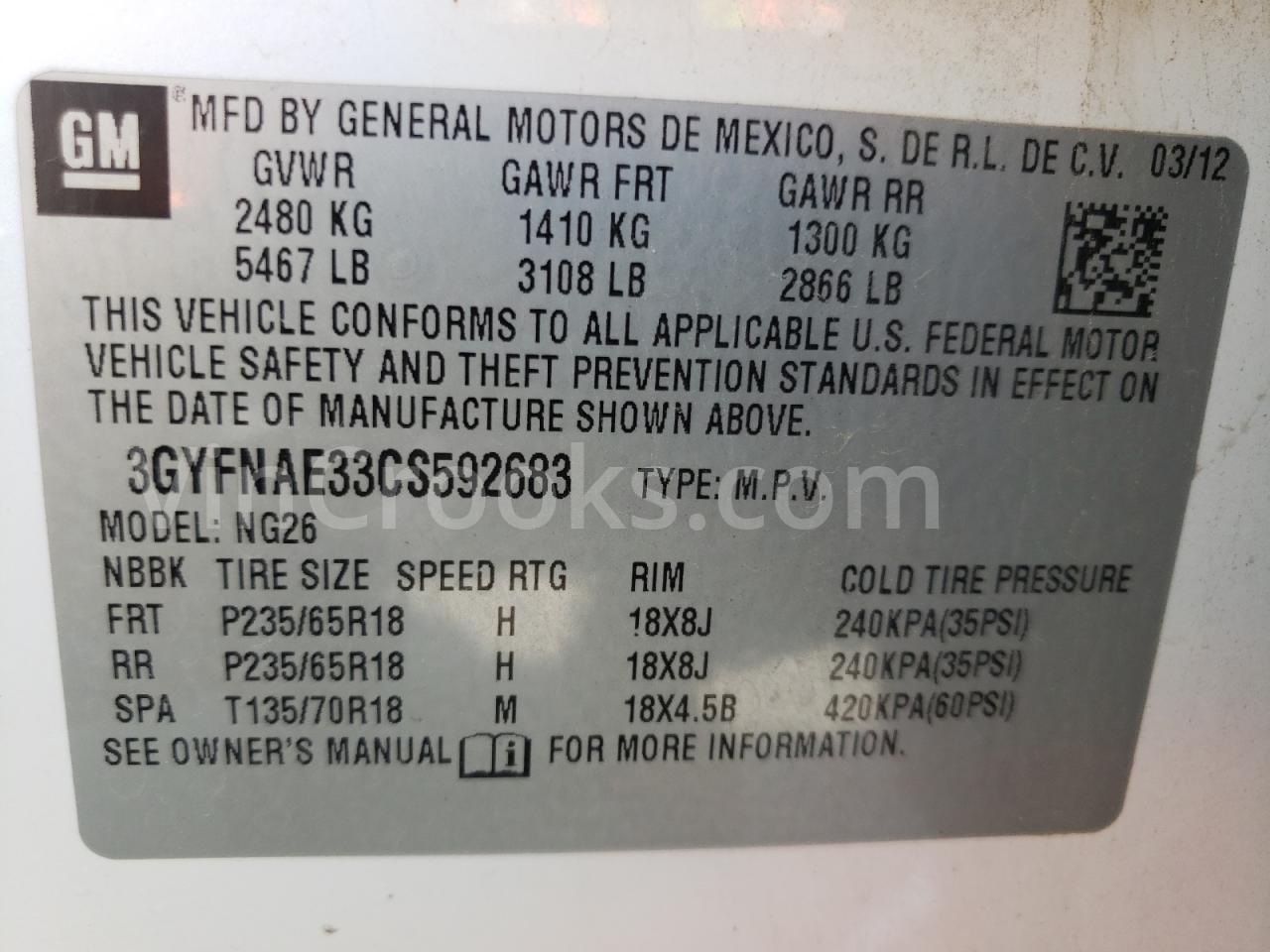 3GYFNAE33CS592683